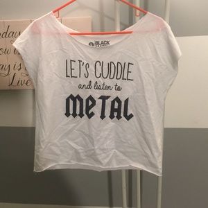 Off the Shoulder Black Matter Size S